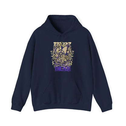 One Piece Ship Hoodie – 100% Cotton Anime Hoodie Featuring Going Merry & Thousand Sunny