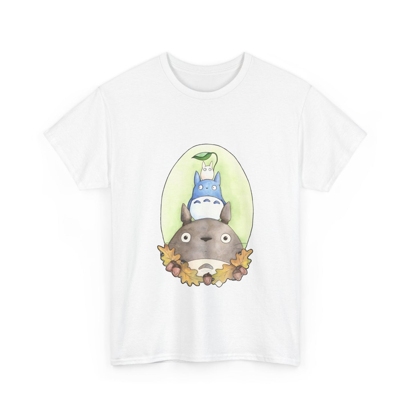 My Neighbor Totoro Sweet T-Shirt 100% Cotton Studio Ghibli Anime Tee