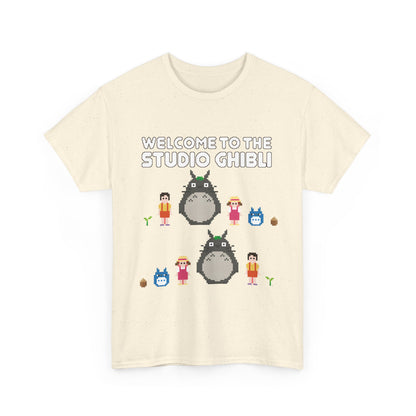 Totoro Pixel T-Shirt 100% Cotton | Studio Ghibli Anime Graphic Tee