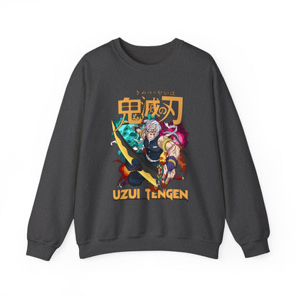 Uzui Tengen Demon Slayer Sweatshirt – 100% Cotton Anime Pullover for Stylish Kimetsu no Yaiba Fans