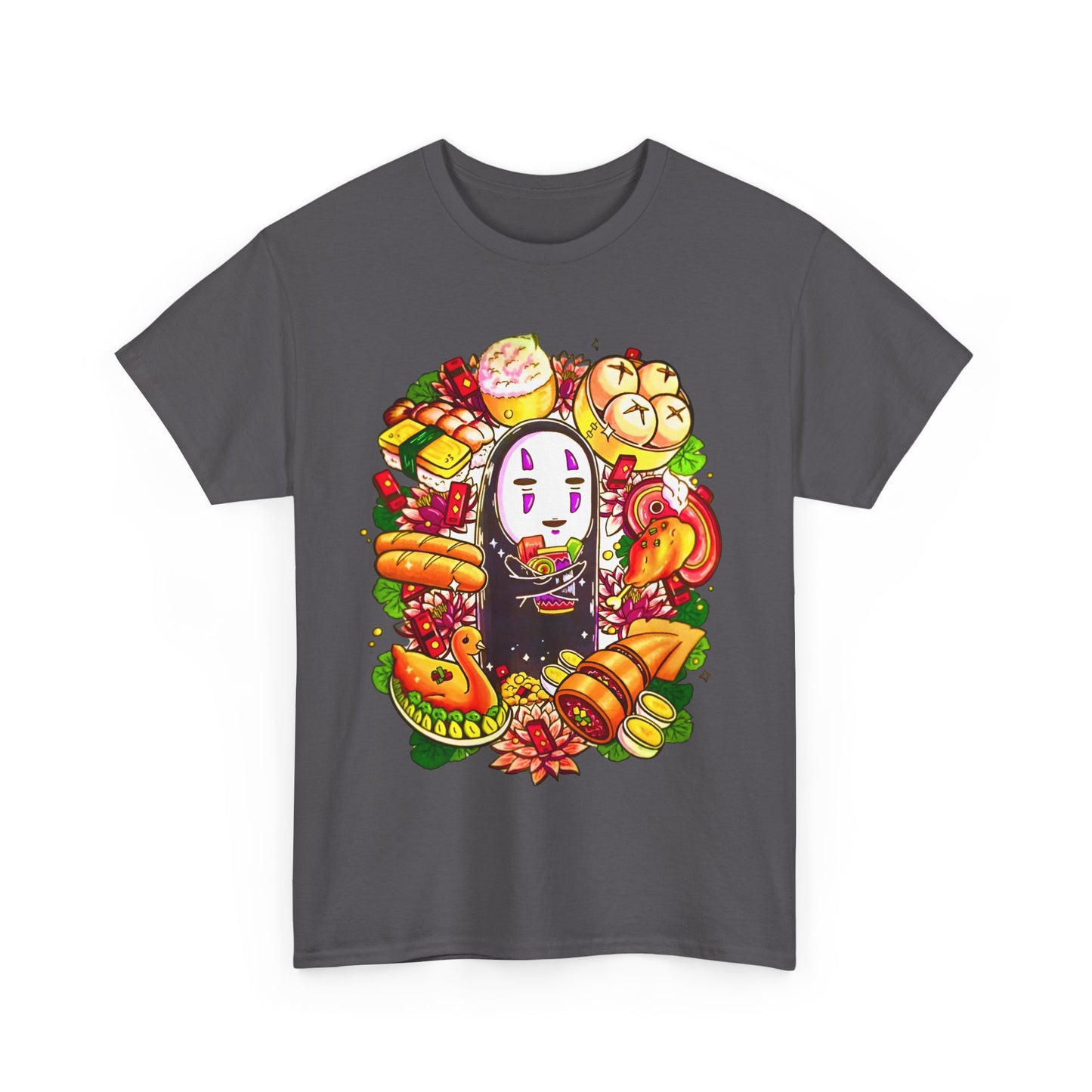 No Face Paint Brush T-Shirt | 100% Cotton Spirited Away Studio Ghibli Tee