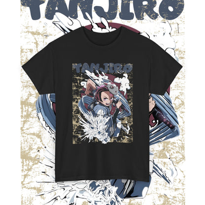 Tanjiro Wind Mask T-Shirt | Demon Slayer | 100% Cotton Anime Tee