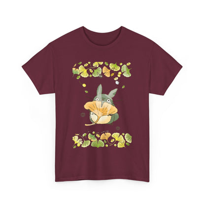 Totoro Flowers Dream T-Shirt – 100% Cotton Gildan 5000 | Studio Ghibli Aesthetic Anime Tee