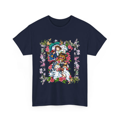 Ghibli Characters T-Shirt – 100% Cotton Anime Shirt for Studio Ghibli Fans