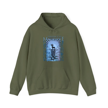 Mononoke Princess Forest Spirit Hoodie 100% Cotton Studio Ghibli Inspired Anime Pullover
