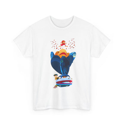 Ponyo and Sosuke Sea Dreams T-Shirt – 100% Cotton Studio Ghibli Inspired Tee