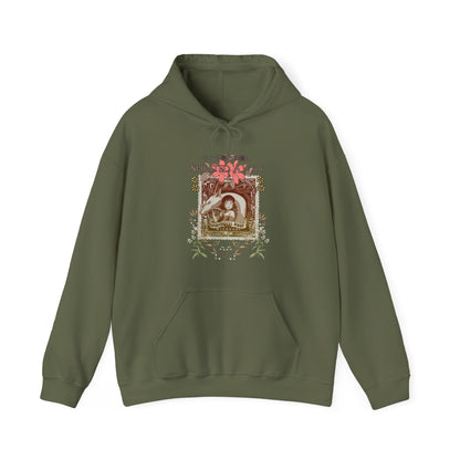 Spirited Away Philately Hoodie – 100% Cotton Anime Hoodie with Stamp-Inspired Design for Ghibli Fans