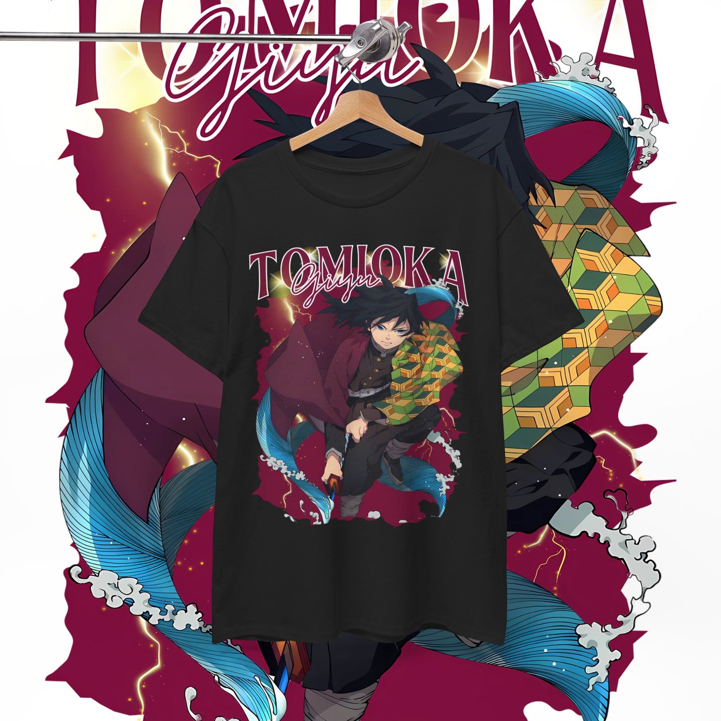 Giyu Tomioka Hashira Cotton T-Shirt | Demon Slayer Anime Tee