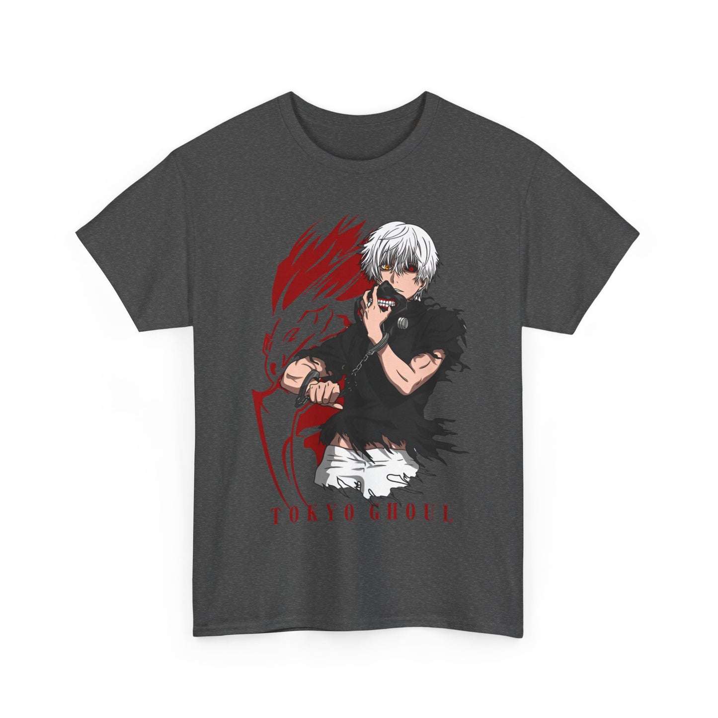 Ken Kaneki Tokyo Ghoul T-Shirt – 100% Cotton Anime Tee for Ghoul Fans