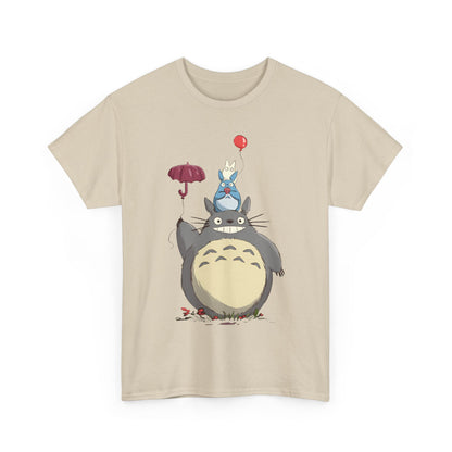 Totoro Umbrella T-Shirt – 100% Cotton Studio Ghibli Anime Tee