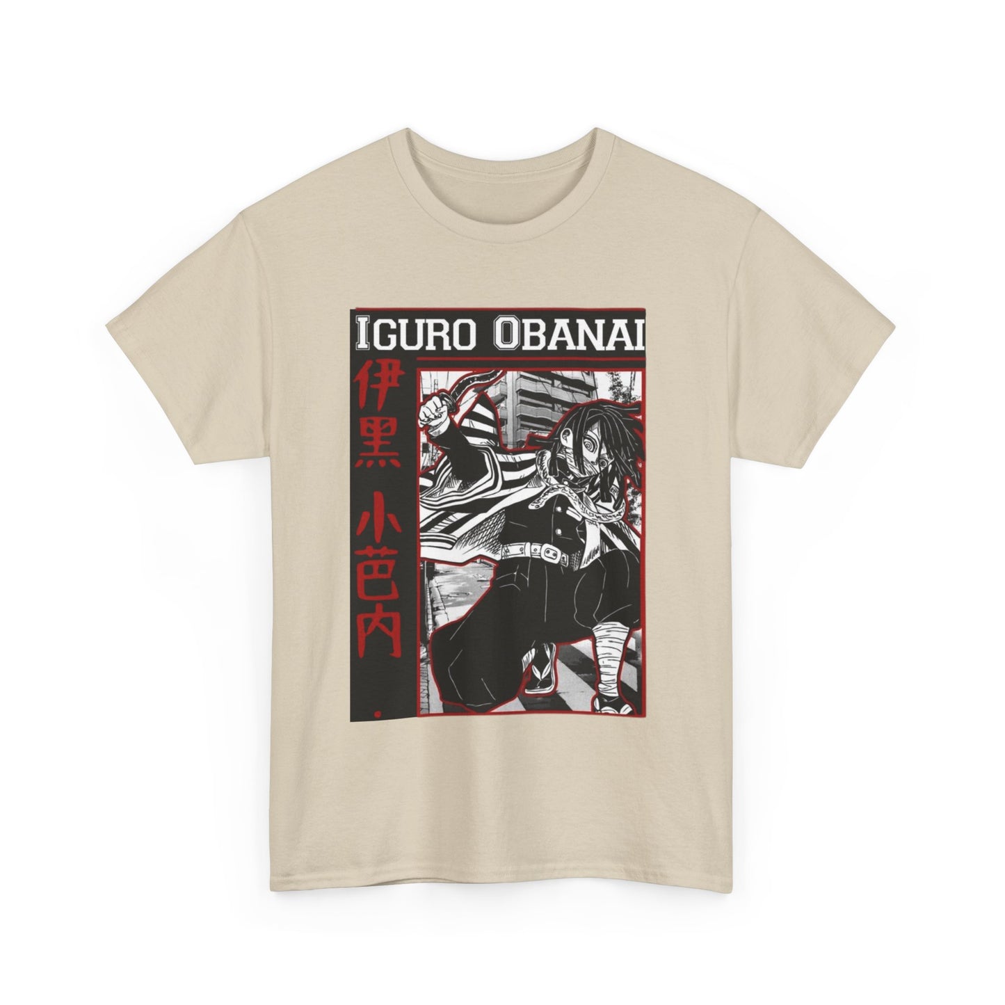 Iguro Obanai Demon Slayer T-Shirt – 100% Cotton Anime Tee Featuring the Serpent Hashira