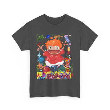 Ponyo Studio Ghibli T-Shirt 100% Cotton Anime Tee