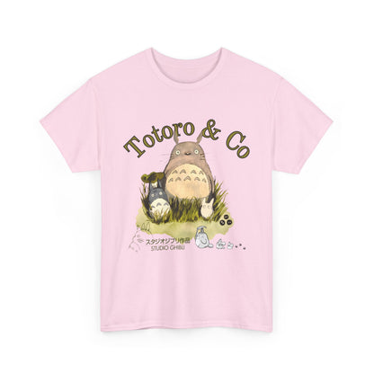 My Neighbor Totoro Ghibli T-Shirt 100% Cotton Anime Tee