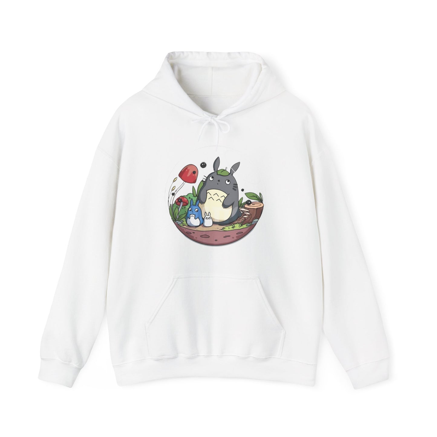 Totoro Bubble Hoodie – 100% Cotton Studio Ghibli Cozy Anime Pullover