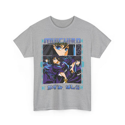Muichiro Tokito Demon Slayer T-Shirt – 100% Cotton Anime Tee for Mist Hashira Fans