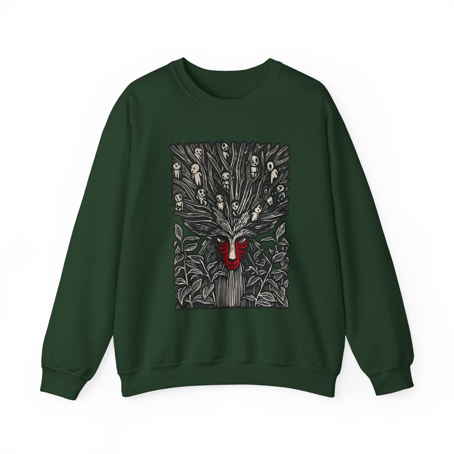 Forest Spirit Studio Ghibli Sweatshirt – 100% Cotton Cozy Anime Pullover for Ghibli Fans