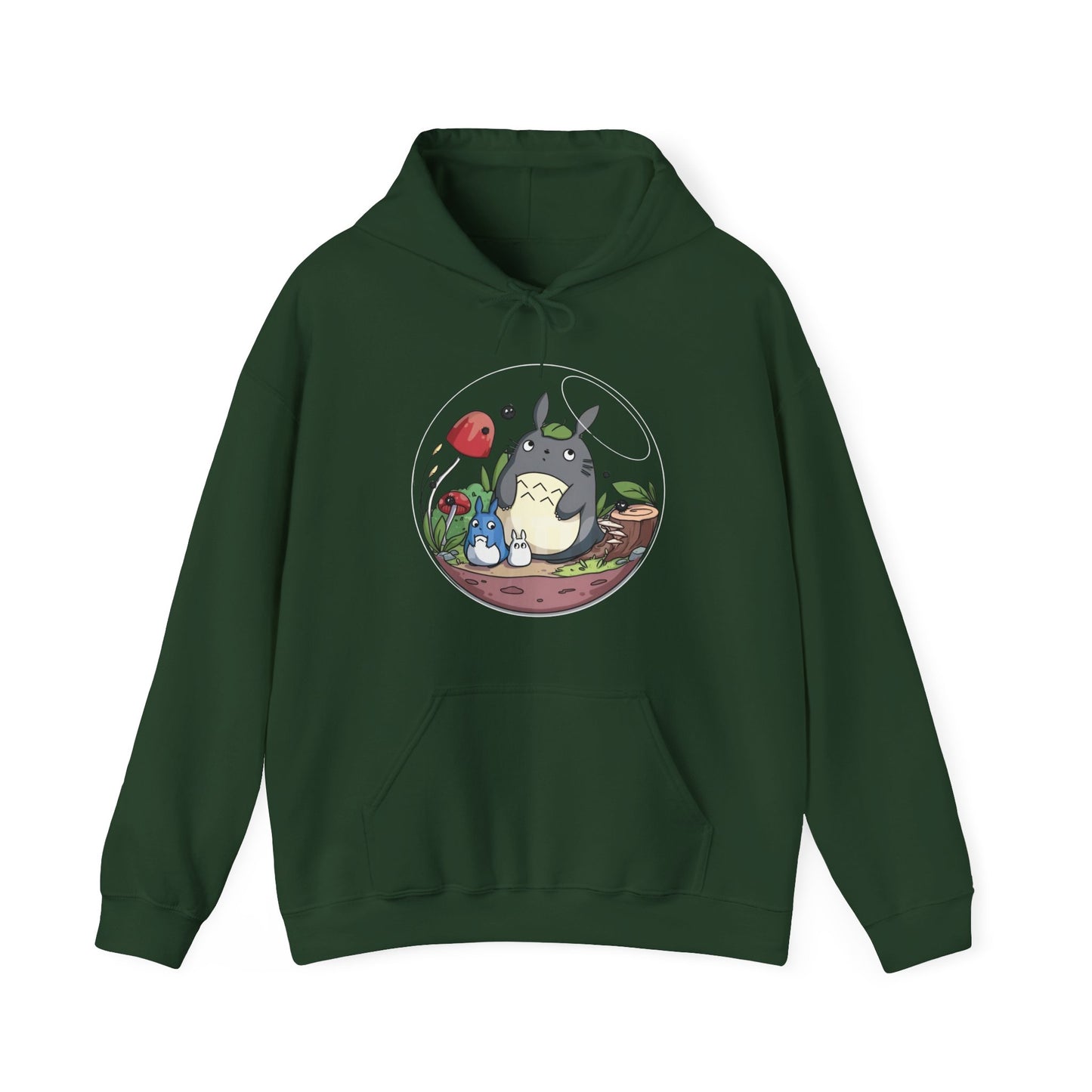 Totoro Bubble Hoodie – 100% Cotton Studio Ghibli Cozy Anime Pullover