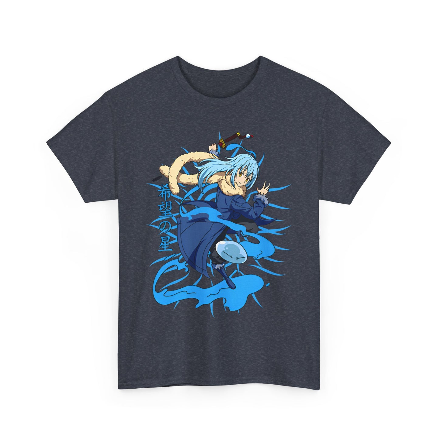 Rimuru Tempest T-Shirt – 100% Cotton Anime Tee from That Time I Got Reincarnated as a Slime