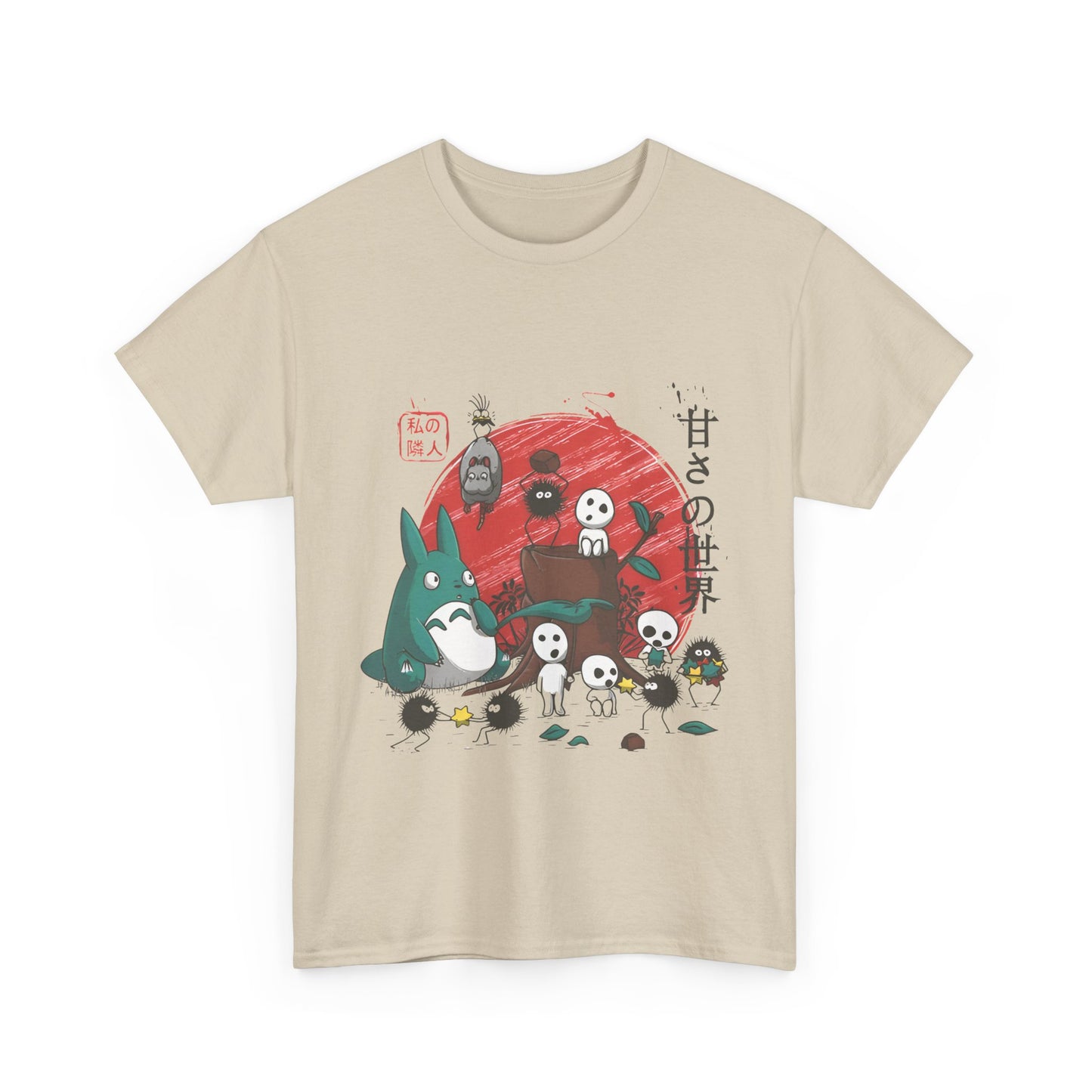 Ghibli Characters T-Shirt – 100% Cotton Anime Tee for Studio Ghibli Fans