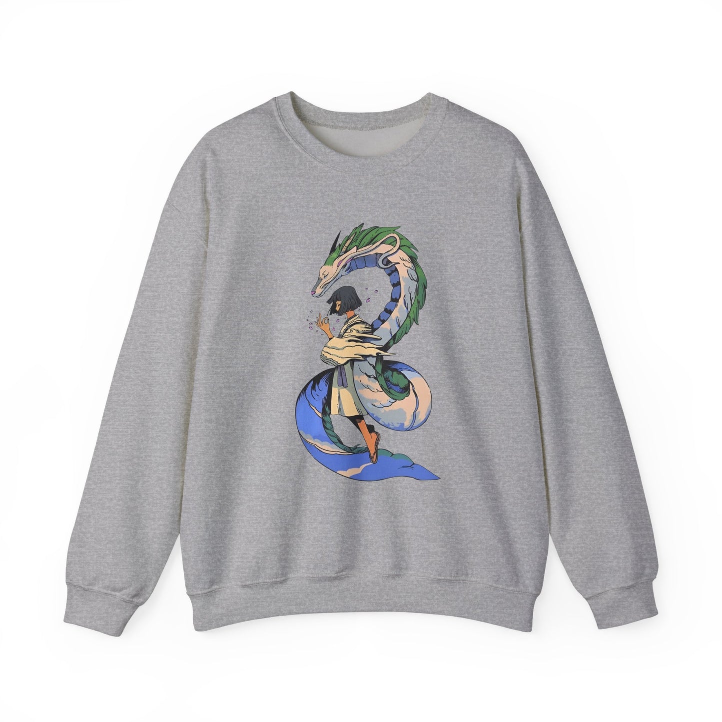 Haku Spirited Away Sweatshirt – 100% Cotton Studio Ghibli Anime Pullover