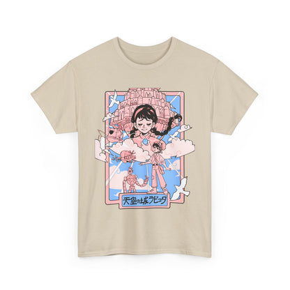 Castle in the Sky T-Shirt – 100% Cotton Studio Ghibli Tee for Anime Fans