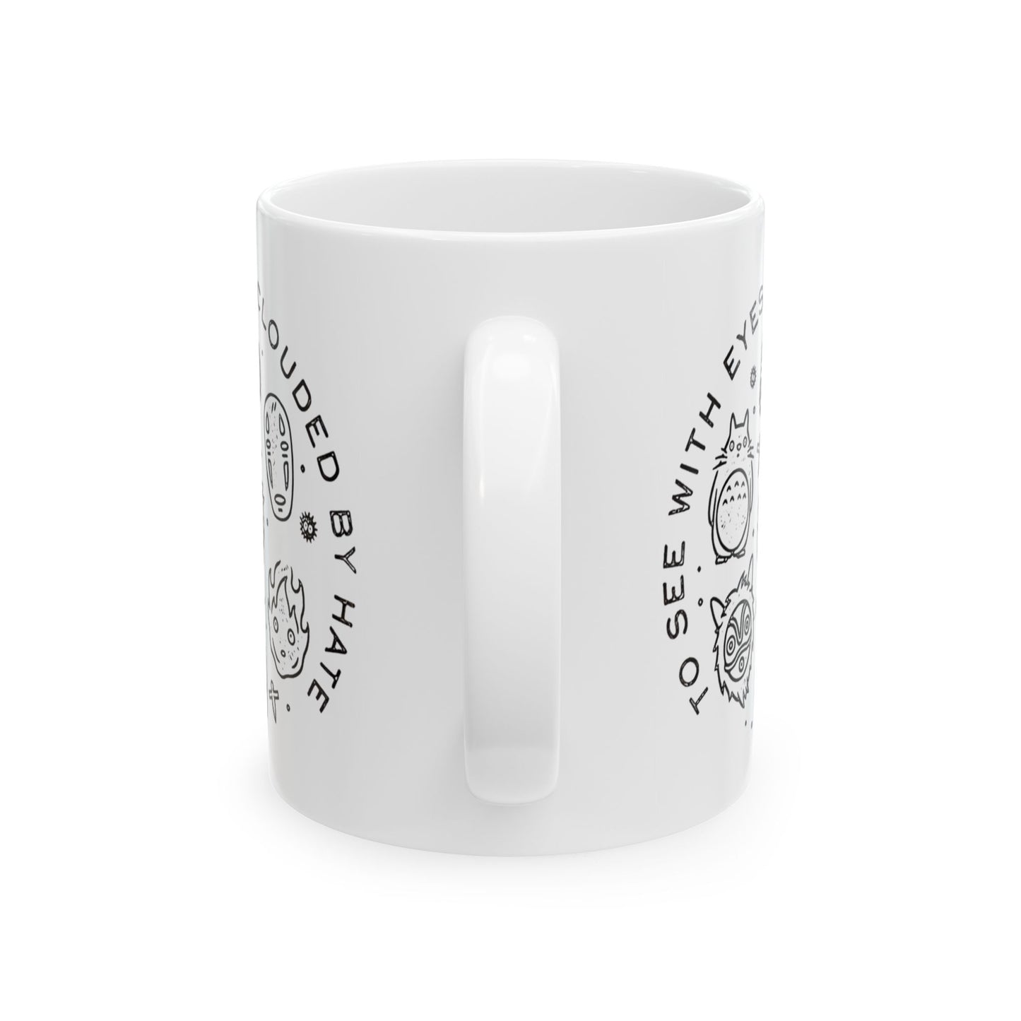 Universe Ghibli Mug – Studio Ghibli Characters Ceramic Cup – 11oz & 15oz Anime Coffee Mug Gift