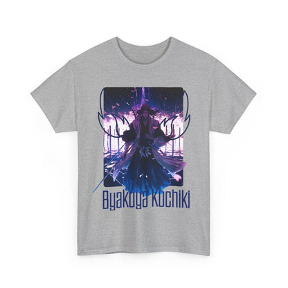Byakuya Kuchiki Bleach T-Shirt – 100% Cotton Anime Tee for Soul Reaper Fans