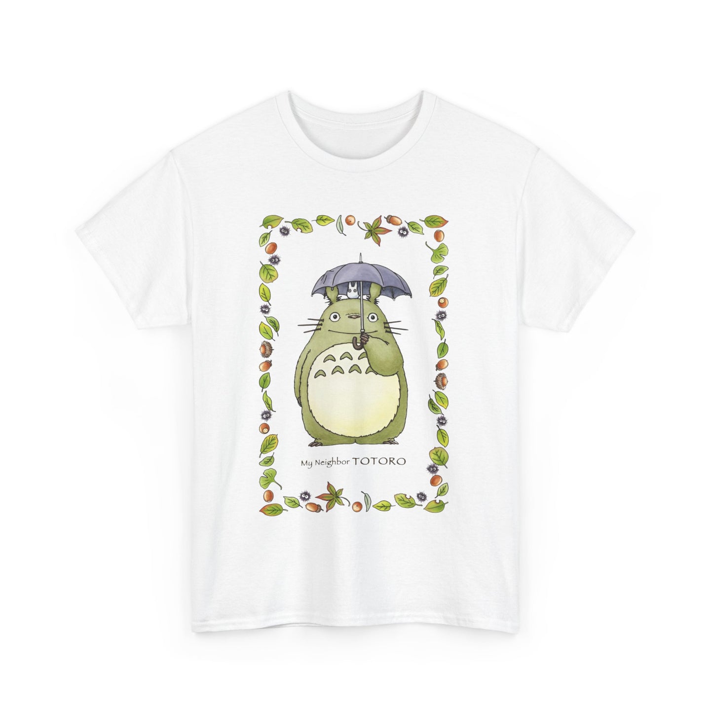 Cute Totoro T-Shirt – 100% Cotton Studio Ghibli Anime Tee for Fans