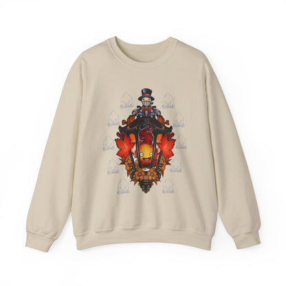 Calcifer Sweatshirt – 100% Cotton Howl's Moving Castle Studio Ghibli Cozy Pullover