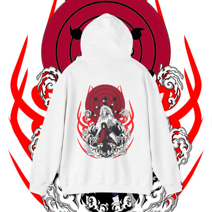 Madara Uchiha Naruto Back Print Hoodie 100% Cotton