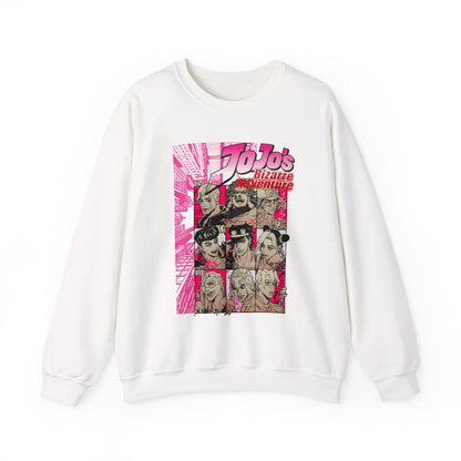 JoJo’s Bizarre Adventure Sweatshirt – 100% Cotton Anime Pullover Featuring Joestar & Stand Designs – Stylish Otaku Clothing