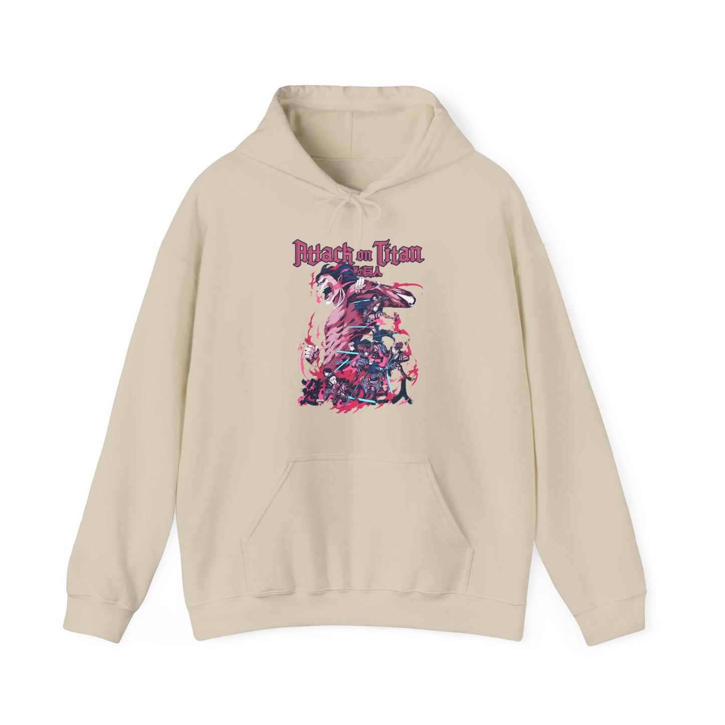 Attack on Titan Hoodie – 100% Cotton Anime Pullover for True Fans