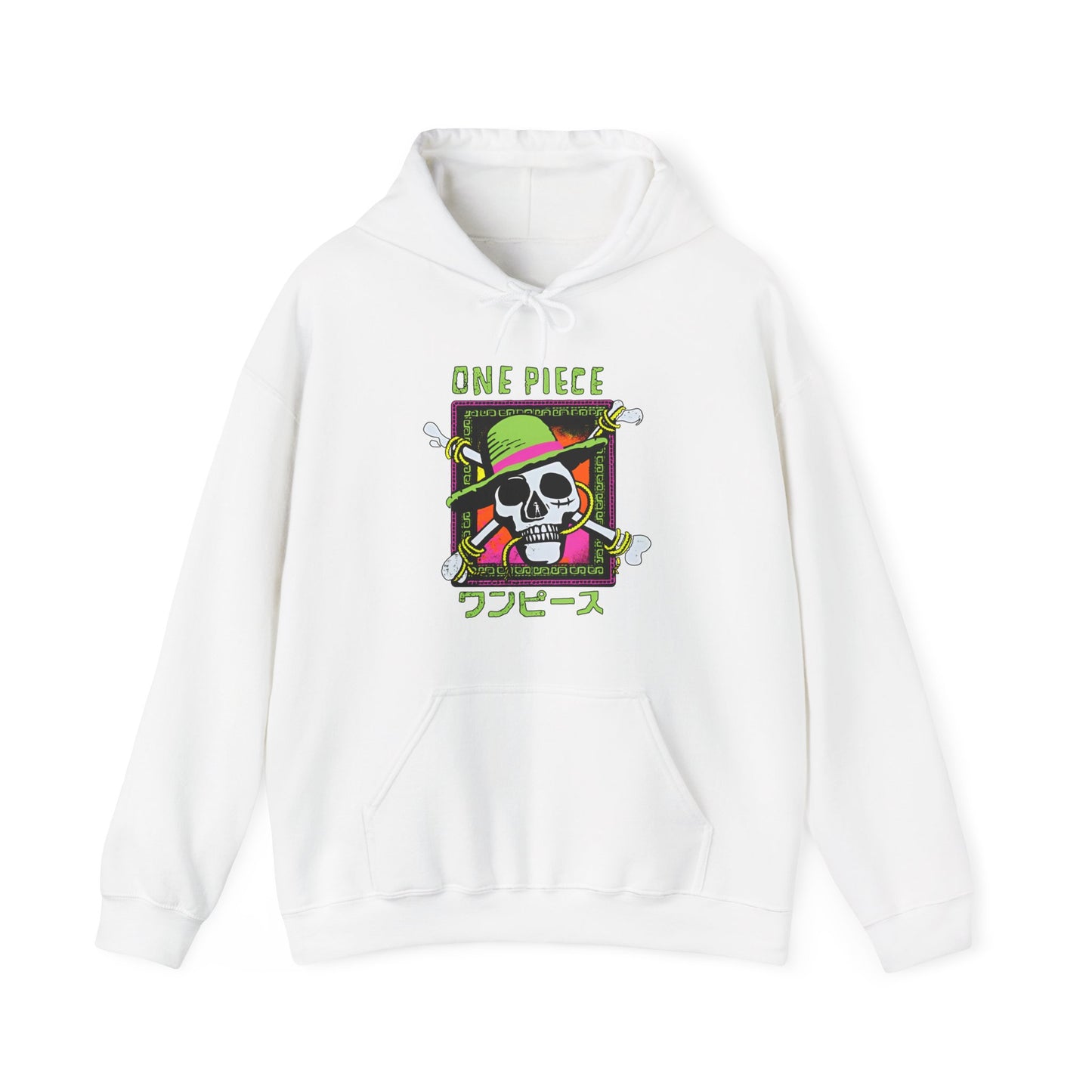 Straw Hat Pirates One Piece Hoodie – 100% Cotton Anime Pullover for True Fans