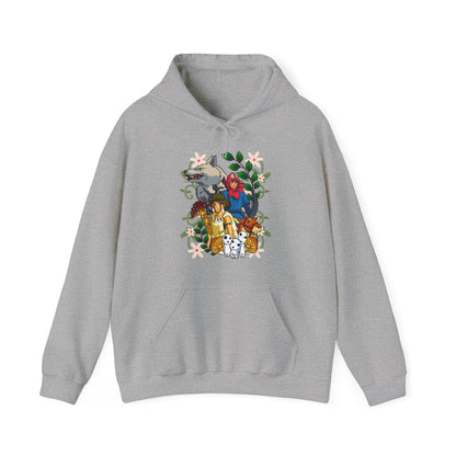 Princess Mononoke Art Cover Hoodie – 100% Cotton Studio Ghibli Anime Hoodie