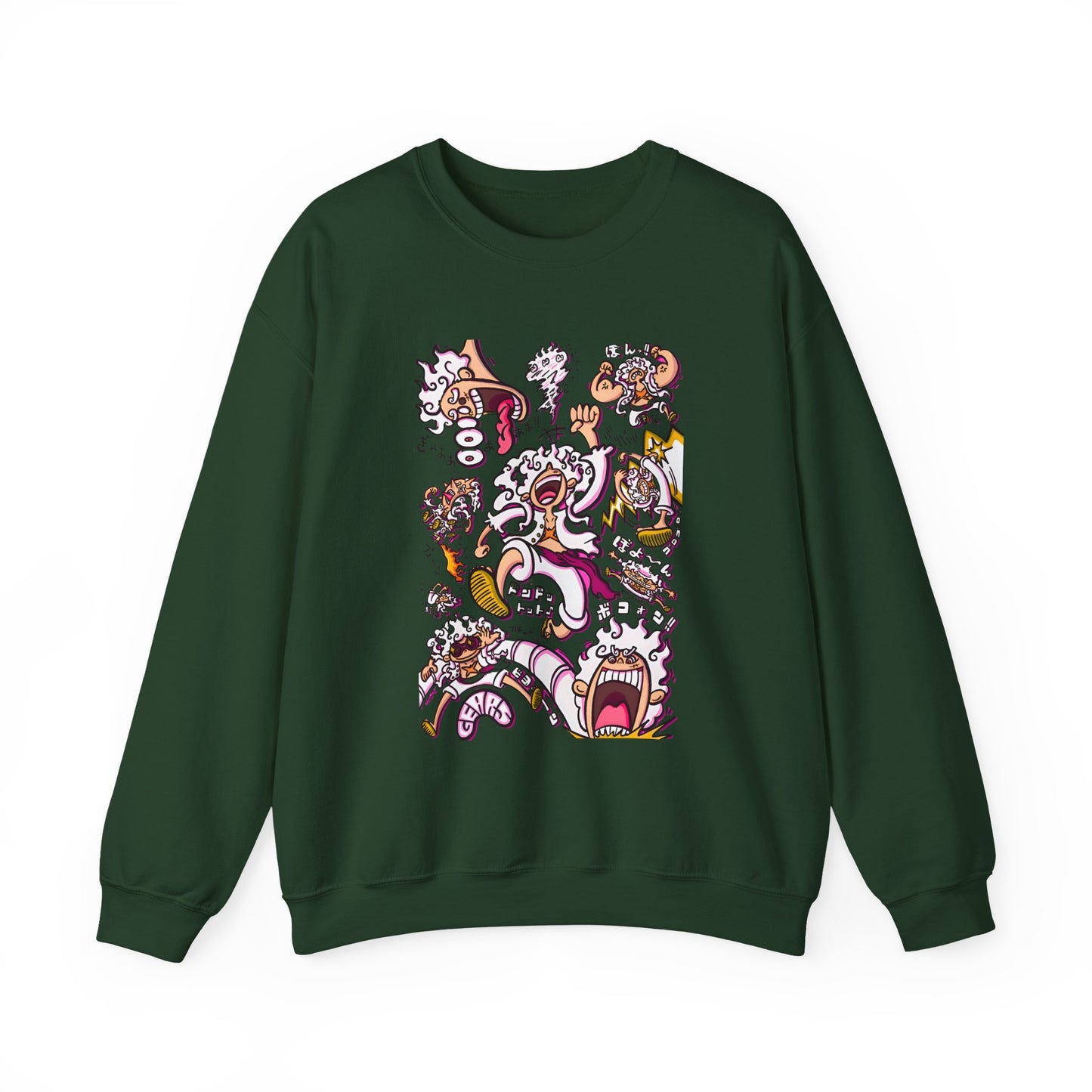 Funny Luffy One Piece Sweatshirt – 100% Cotton Anime Pullover for Straw Hat Fans