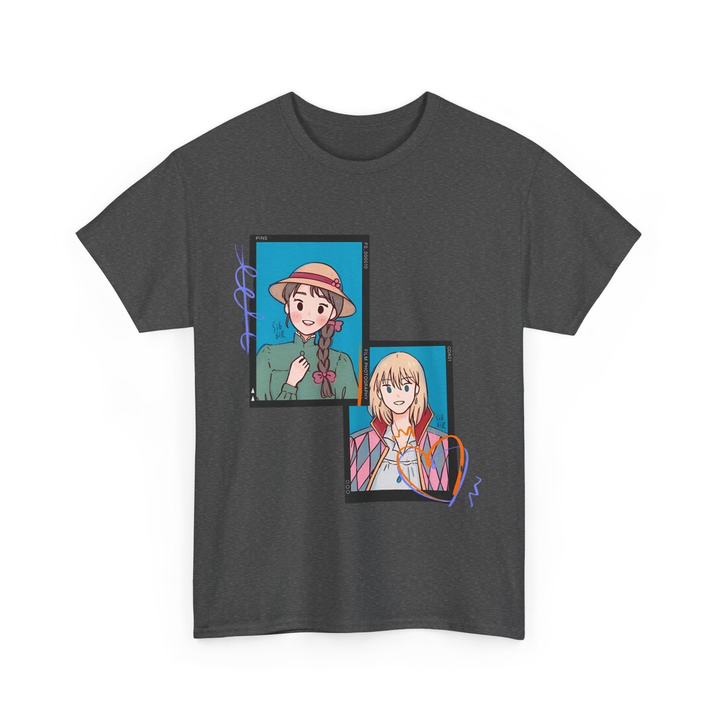 Sophie and Howl T-Shirt – 100% Cotton Studio Ghibli Shirt for Anime Lovers