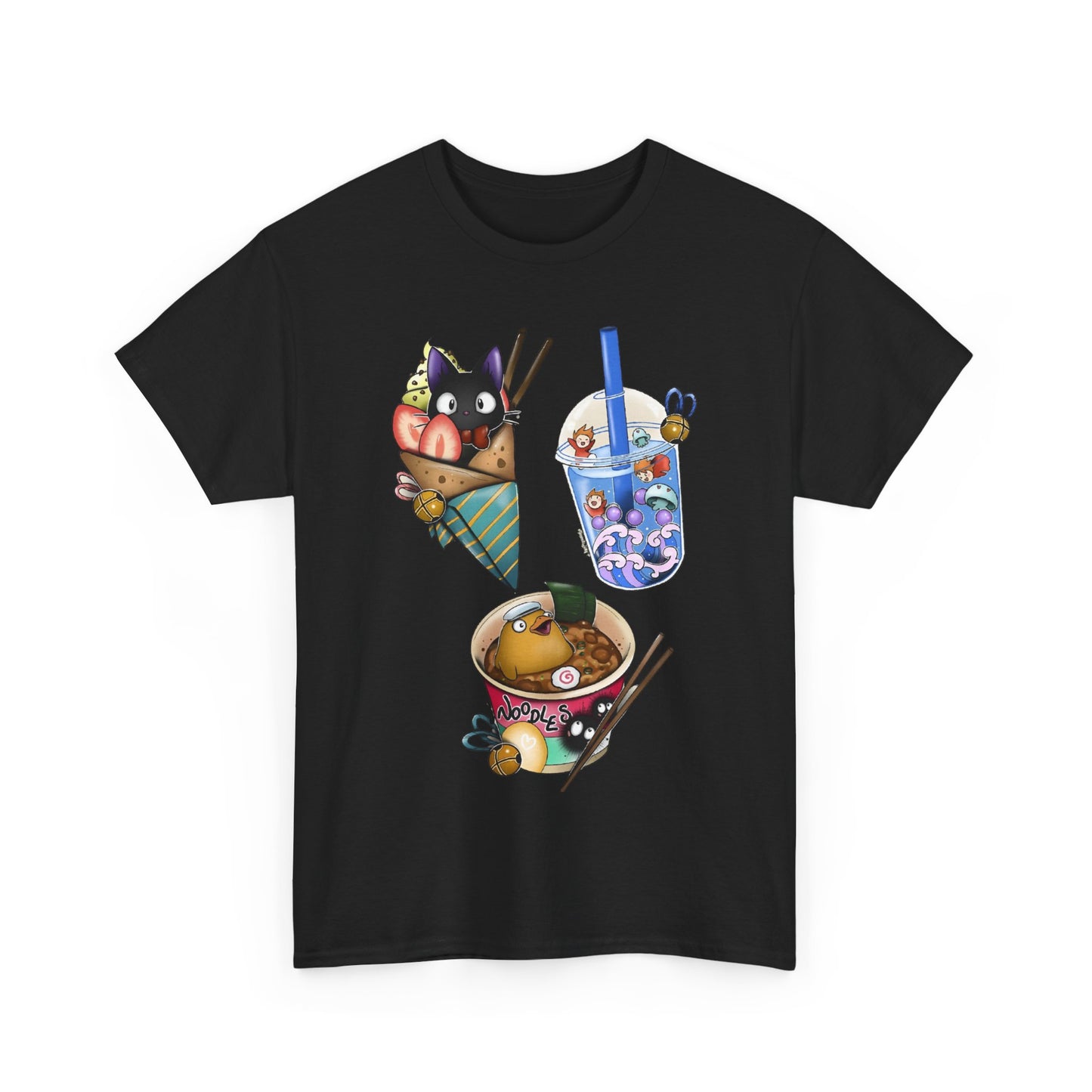 Ghibli Kawaii T-Shirt – Cute Studio Ghibli Shirt 100% Cotton Anime Tee for Fans