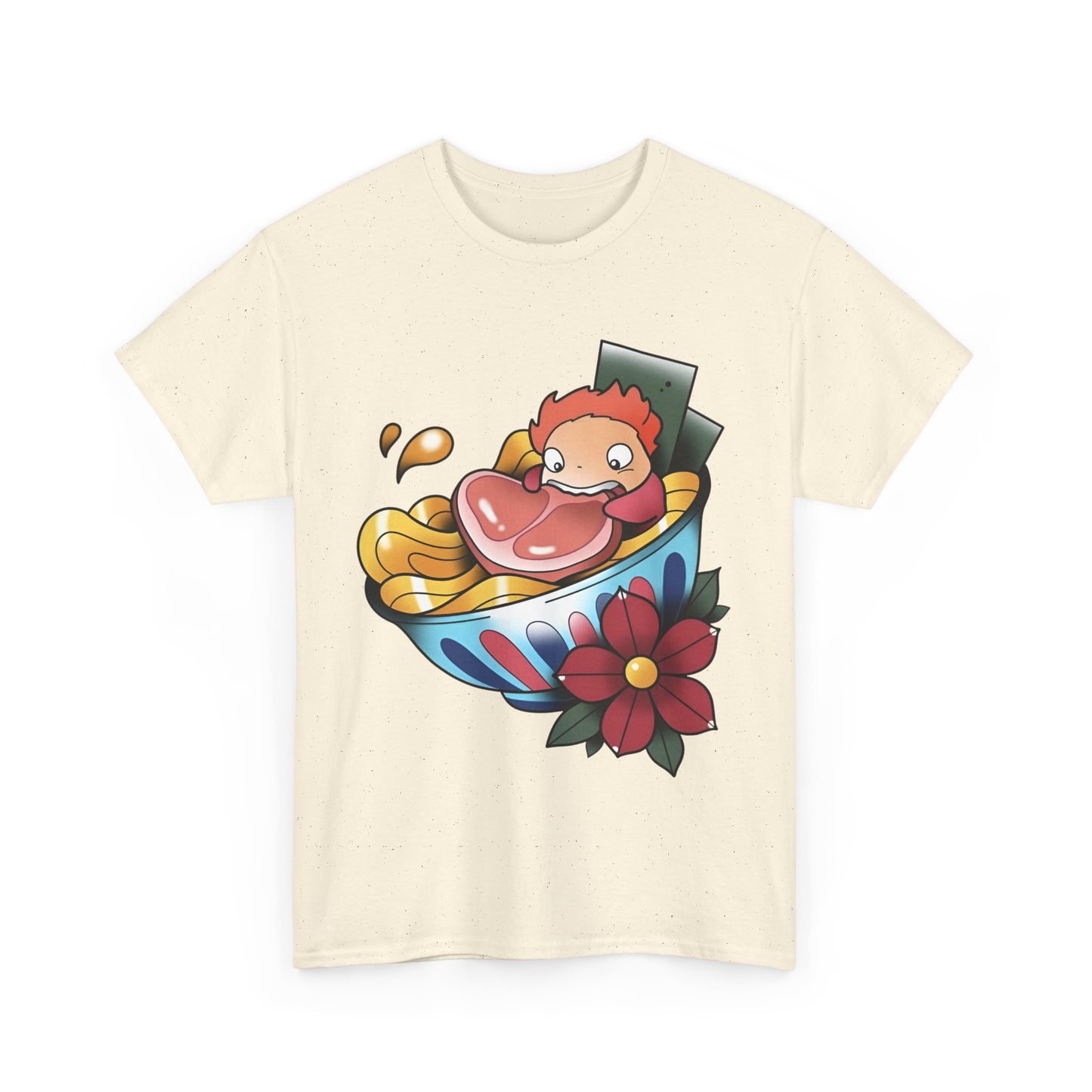 Ponyo Snack Jam T-Shirt | 100% Cotton Studio Ghibli Anime Tee