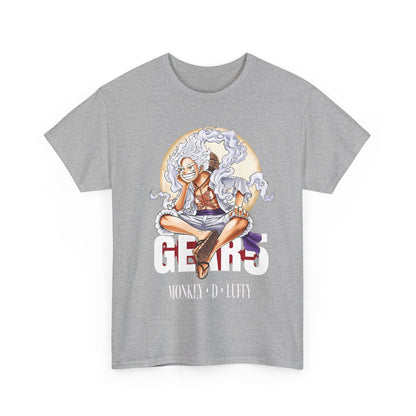 Monkey D. Luffy Gear 5 T-Shirt – 100% Cotton Anime Tee | One Piece Fan Apparel