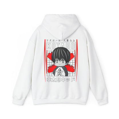 Kotaro Lives Alone Back Print Hoodie – 100% Cotton | Cozy Anime Hoodie for Fans of Kotaro’s Journey