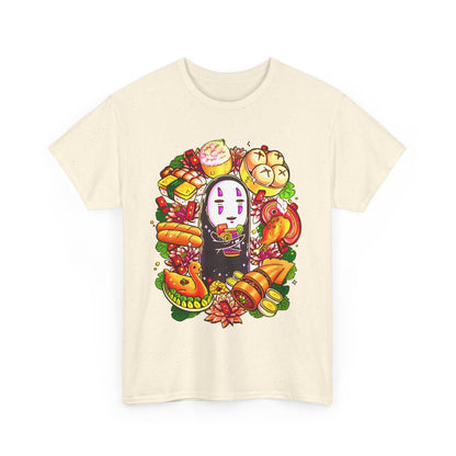 No Face Paint Brush T-Shirt | 100% Cotton Spirited Away Studio Ghibli Tee