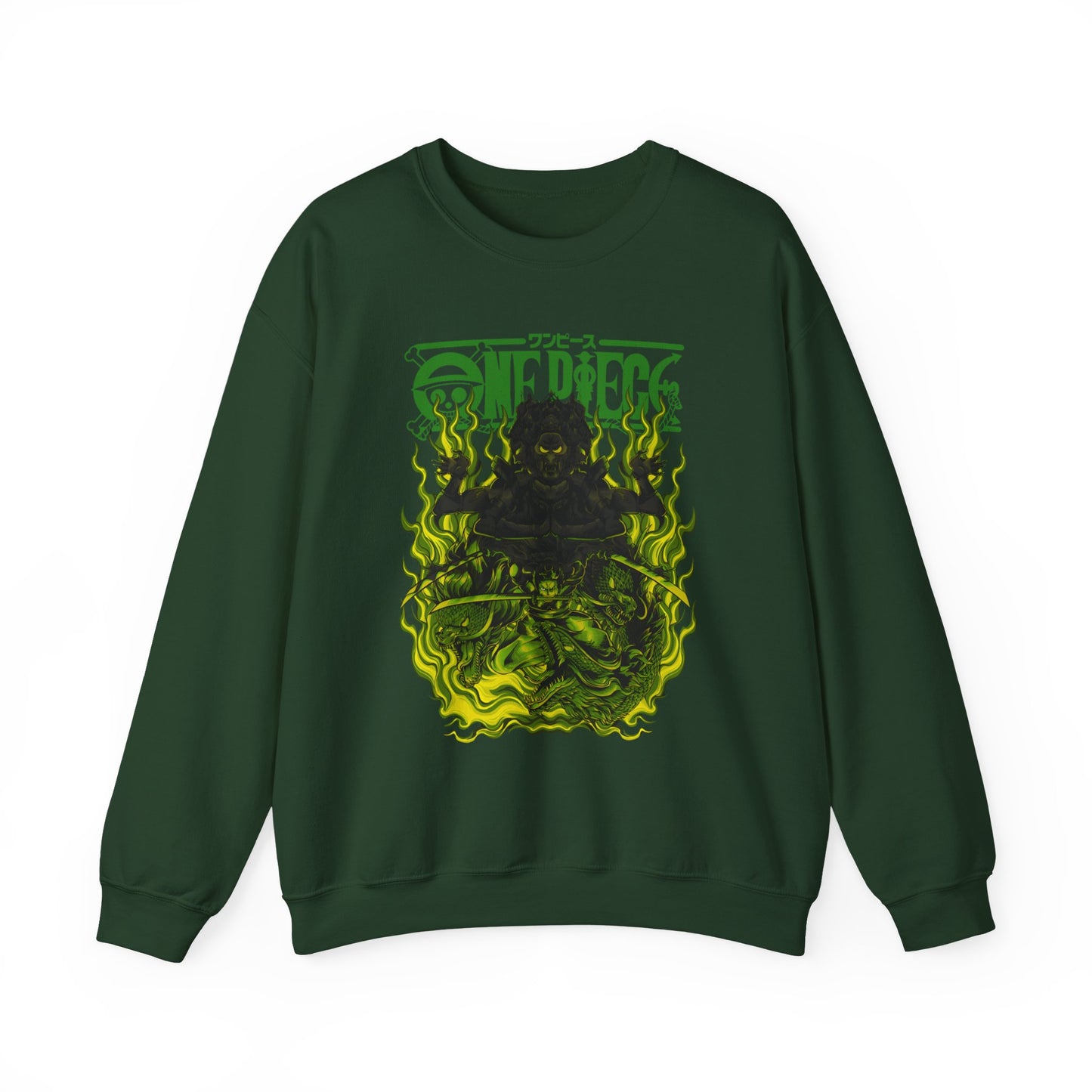 Roronoa Zoro One Piece Sweatshirt – 100% Cotton Anime Pullover for Swordsman Fans