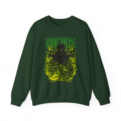 Roronoa Zoro One Piece Sweatshirt – 100% Cotton Anime Pullover for Swordsman Fans