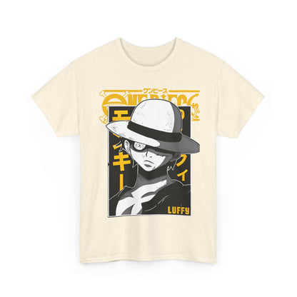 Luffy One Piece T-Shirt – 100% Cotton Anime Tee for Fans of the Future Pirate King