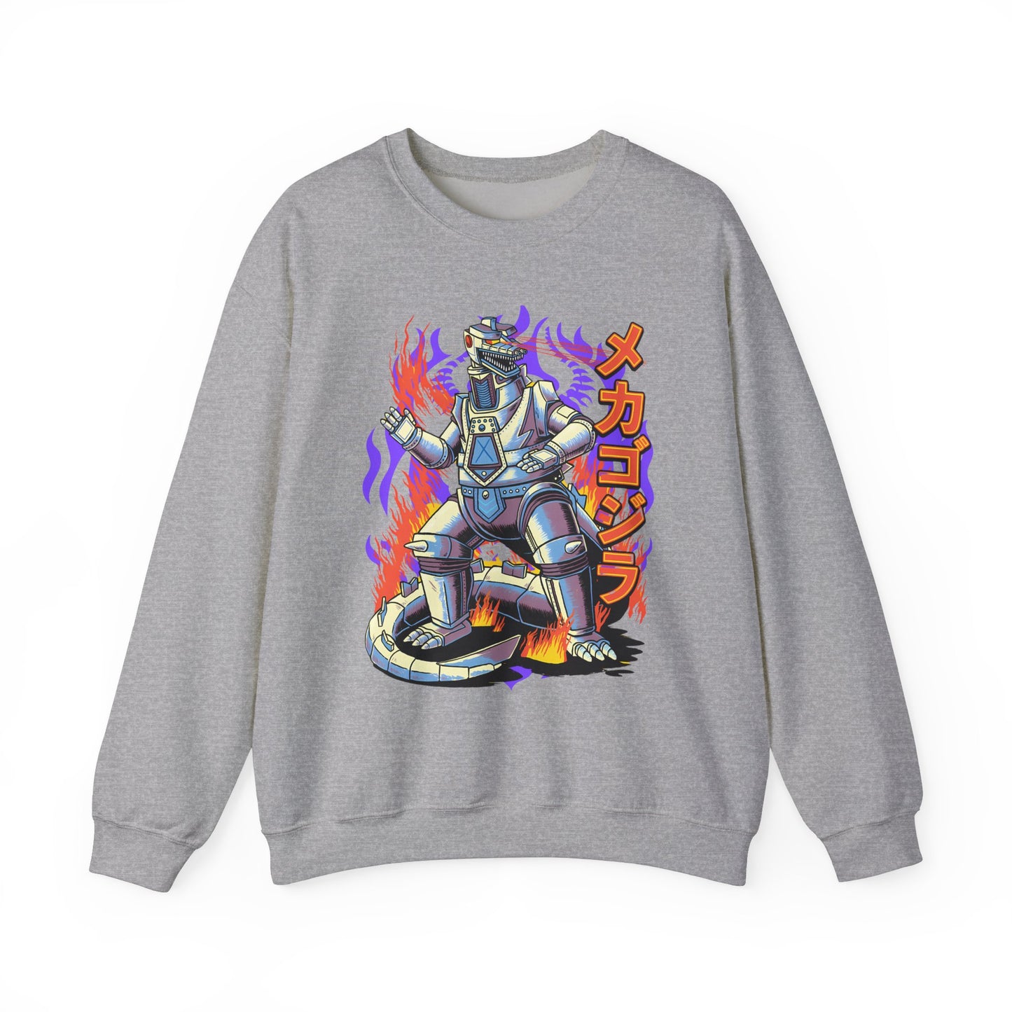 Mechagodzilla Kaiju Sweatshirt – 100% Cotton | Classic Monster Anime Apparel for Kaiju Fans
