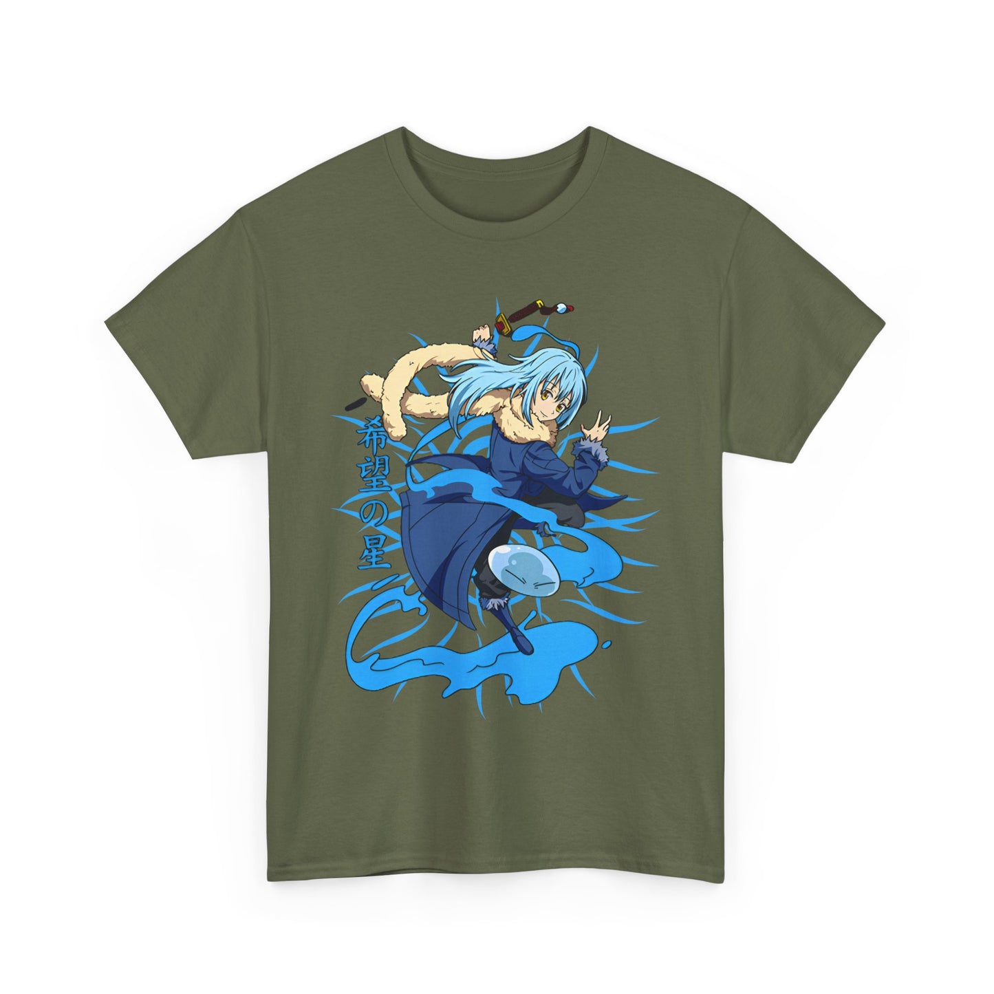 Rimuru Tempest T-Shirt – 100% Cotton Anime Tee from That Time I Got Reincarnated as a Slime