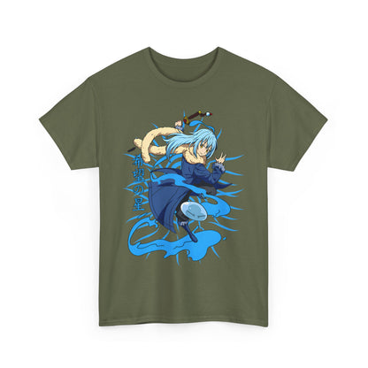 Rimuru Tempest T-Shirt – 100% Cotton Anime Tee from That Time I Got Reincarnated as a Slime