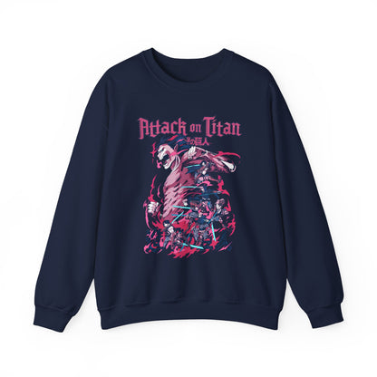 Attack on Titan Sweatshirt – 100% Cotton Pullover for Anime Fans