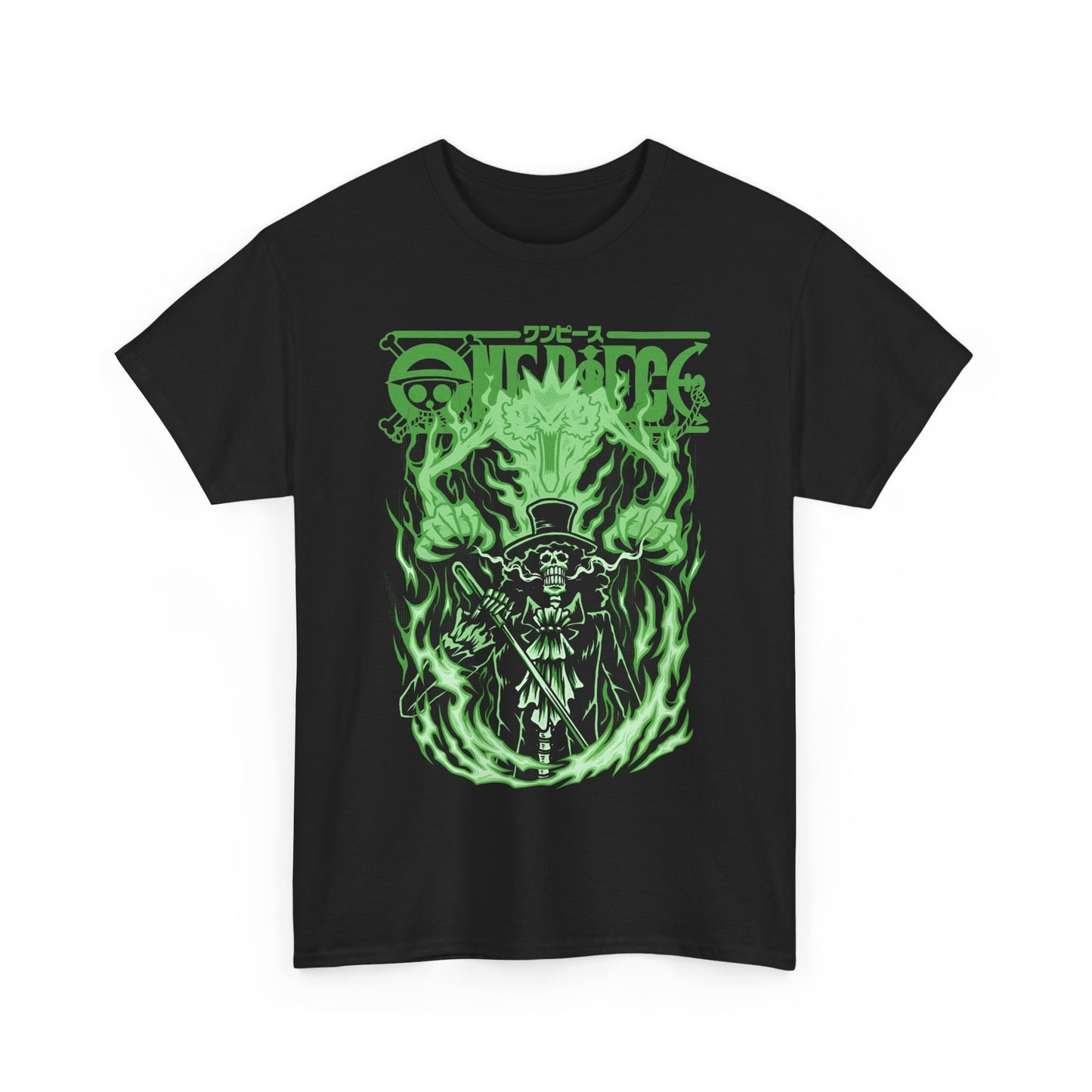 Brook One Piece T-Shirt – 100% Cotton Anime Tee for Soul King Fans
