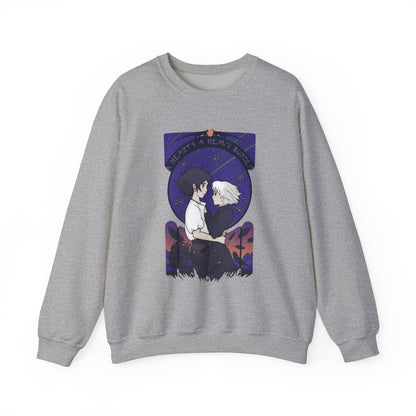 Howl and Sophie Couple Sweatshirt – 100% Cotton Studio Ghibli Pullover from Howl’s Moving Castle